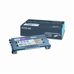 Genuine Lexmark C500/X500/X502 Magenta High Yield Toner Cartridge- C500H2MG
