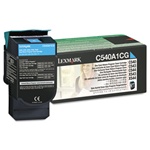 Genuine Lexmark C540/C543/C544/C546/X543/X544/X546 Cyan Return Program Toner Cartridge - C540A1CG