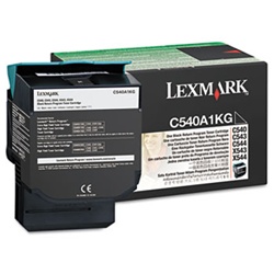 Genuine Lexmark C540/C543/C544/C546/X543/X544/X546 Black Return Program Toner Cartridge - C540A1KG