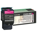 Genuine Lexmark C540/C543/C544/C546/X543/X544/X546 Magenta Return Program Toner Cartridge - C540A1MG