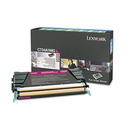 Genuine Lexmark C734/C736/X734/X736/X738 Magenta Return Program Toner - C734A1MG