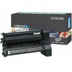 Genuine Lexmark C780/C782/X782 High Yield Cyan Return Program Toner Cartridge - CC780H1CG