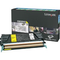Genuine Lexmark C522/C524/C530/C532/C534 Yellow Return Program Toner Cartridge - C5220YS