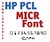 DOS Downloadable PCL MICR Font