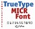 True Type MICR Font