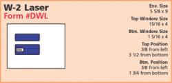 W-2 Window Envelope