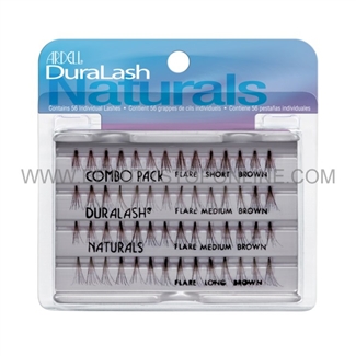 Ardell DuraLash Naturals Flare - Combo Pack Brown 65064
