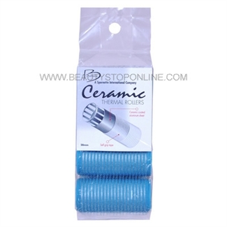 Spornette Battalia CR-1 Ceramic Thermal Rollers Light Blue 28mm 4pk