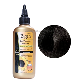 Bigen Semi-Permanent Hair Color NB2 Natural BlackNB2