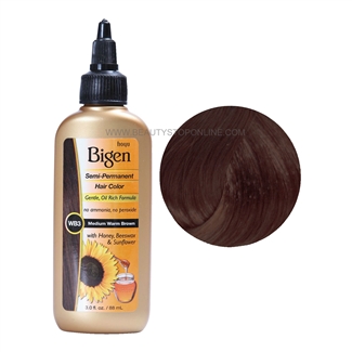 Bigen Semi-Permanent Hair Color WB3 Medium Warm Brown
