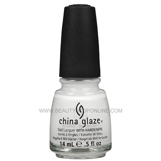China Glaze Nail Polish - White On White 70255