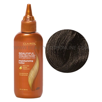 Clairol Beautiful Collection Hair Color B18D Darkest Brown