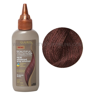 Clairol Beautiful Collection AGS Color 2RV Burgundy Brown