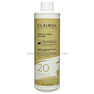 Clairol Professional Premium Creme 20 Volume Dedicated Developer 16 oz