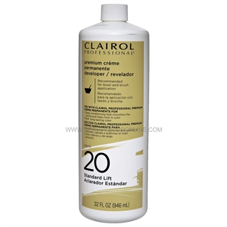 Clairol Professional Premium Creme 20 Volume Dedicated Developer 32 oz