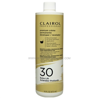 Clairol Professional Premium Creme 30 Volume Dedicated Developer 16 oz