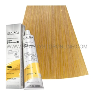 Clairol Professional Premium Creme Demi 10G Lightest Golden Blonde