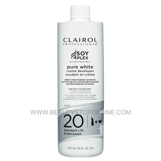 Clairol Pure White 20 Volume Creme Developer - 16 oz