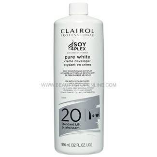 Clairol Pure White 20 Volume Creme Developer 32 oz