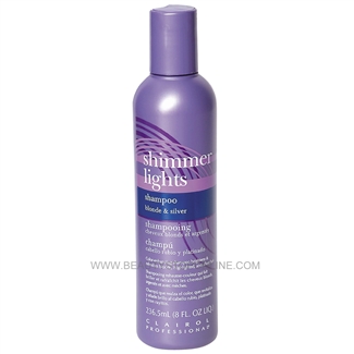 Clairol Shimmer Lights Shampoo Blonde & Silver 8 oz