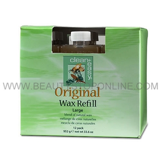 Clean & Easy Large Original Formula Wax Refills - 12 pack 41612