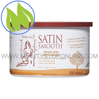 Satin Smooth Organic Honey Wax with Argan 14 oz