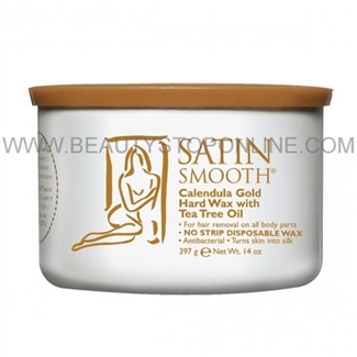Satin Smooth Calendula Gold Hard Wax with Tea Tree Oil - 14 oz