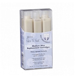 Nice 'N Neat Zinc Oxide Wax Medium Replacement Cartridges - 3 pack