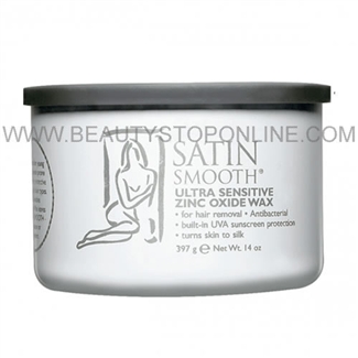 Satin Smooth Ultra Sensitive Zinc Oxide Wax - 14 oz