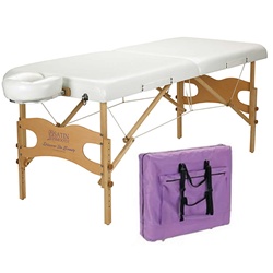 Satin Smooth White Portable Waxing Table with Nylon Bag (#SSPMT)