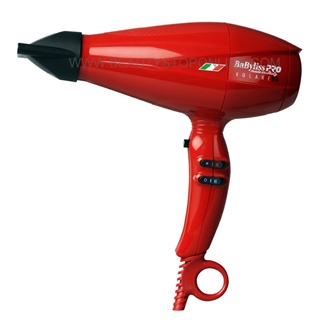 BaByliss PRO Nano Titanium Volare V1 Full-Size Dryer Red BABFRV1