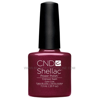 CND Shellac Crimson Sash 90623
