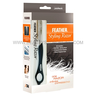 Jatai Feather Styling Razor Black, Standard Kit
