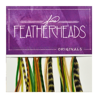 Fine FeatherHeads Original Extensions Green