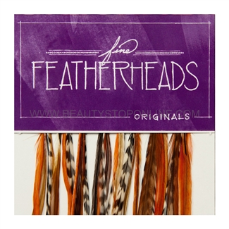 Fine FeatherHeads Original Extensions Orange