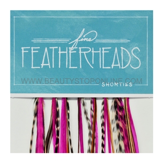 Fine FeatherHeads Shorties Extensions Magenta