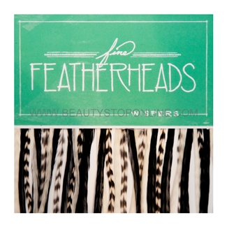 Fine FeatherHeads Wispers Black Tie  - Extra Longs