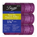 Diane Snap-On Magnetic Rollers 1 3/4 Purple, 6 Pack