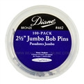 Diane Jumbo Bronze Bob Pins, 100 Pack