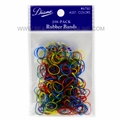 Diane Rubber Bands Assorted Colors, 250 Pack