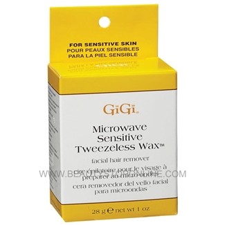 GiGi Sensitive Tweezeless Wax Microwave Formula 1 oz 0893