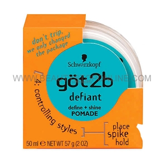 got2b Defiant Define + Shine Pomade - 2 oz