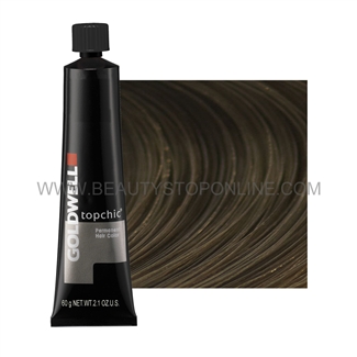 Goldwell TopChic 7NA Mid Natural Ash Blonde Tube Hair Color