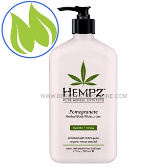Hempz Pomegranate Herbal Body Moisturizer - 17 oz