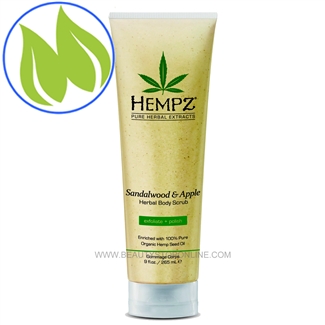 Hempz Sandalwood & Apple Herbal Body Scrub 9 oz