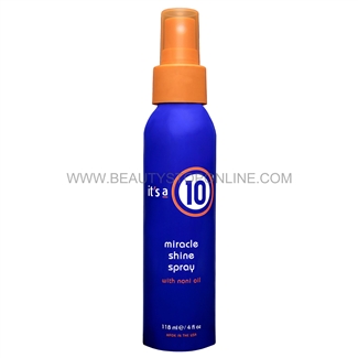 It's a 10 Miracle Shine Spray, 4 oz