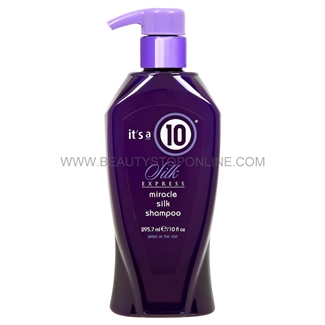 It's a 10 Silk Express Miracle Silk Shampoo, 10 oz