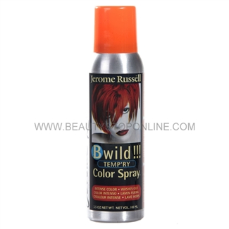 Jerome Russell B Wild Temp'ry Hair Color Spray - Tiger Orange 2853