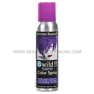 Jerome Russell B Wild Temp'ry Hair Color Spray - Panther Purple 2854