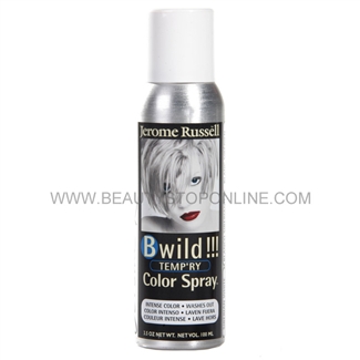 Jerome Russell B Wild Temp'ry Hair Color Spray - Siberian White 2856